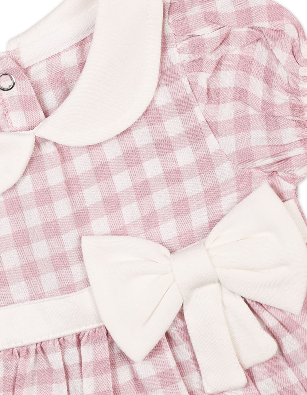 Baby Girls Summer Dress Pink White Premium Turkish Collection at Zubaidas Online Pakistan