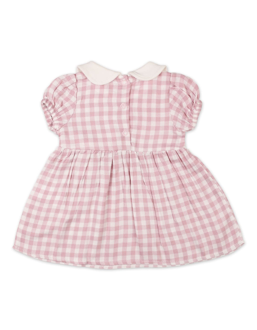 Baby Girls Summer Dress Pink White Premium Turkish Collection at Zubaidas Official Pakistan