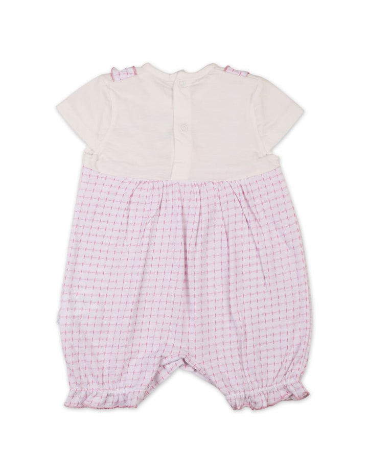 Infant Girls Summer Romper White and Pink Premium Turkish Collection at Zubaidas Online Pakistan