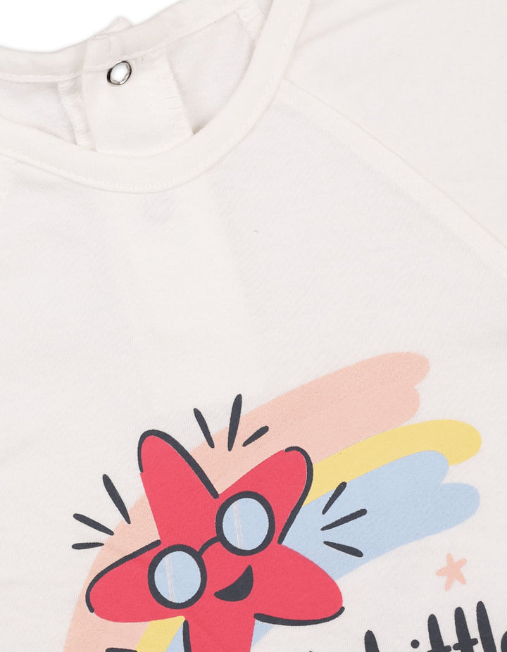 Baby Girls Summer Suit Sets White and Green Premium Turkish Collection at Zubaidas Online Pakistan