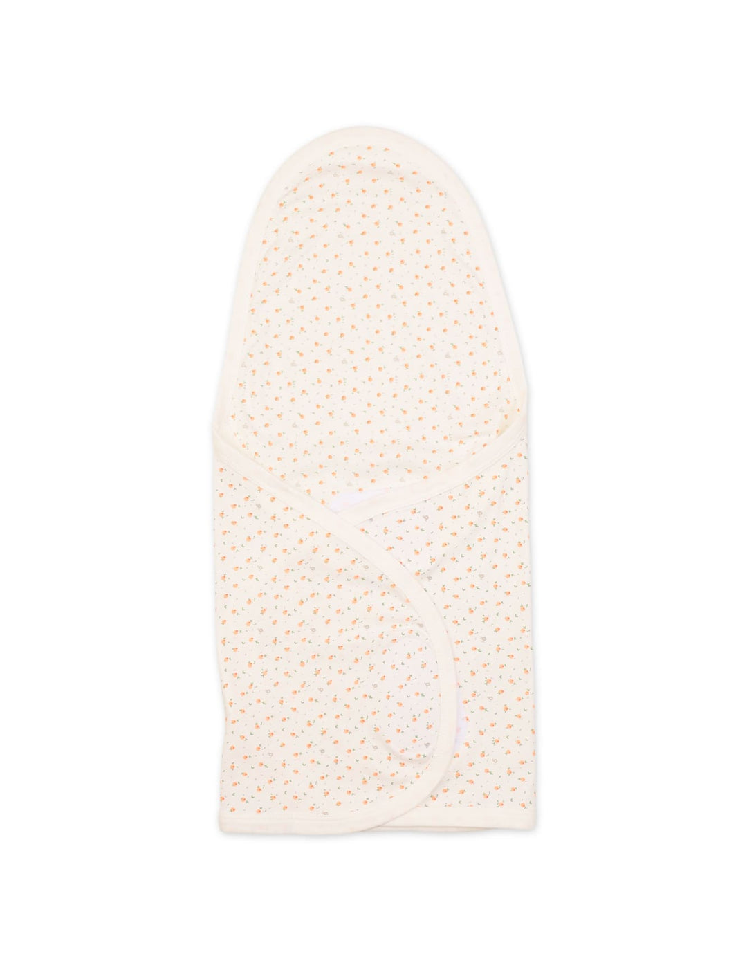 Baby Girls Swaddling Sheet Bambies Peach Floral Printed at Zubaidas Official Pakistan