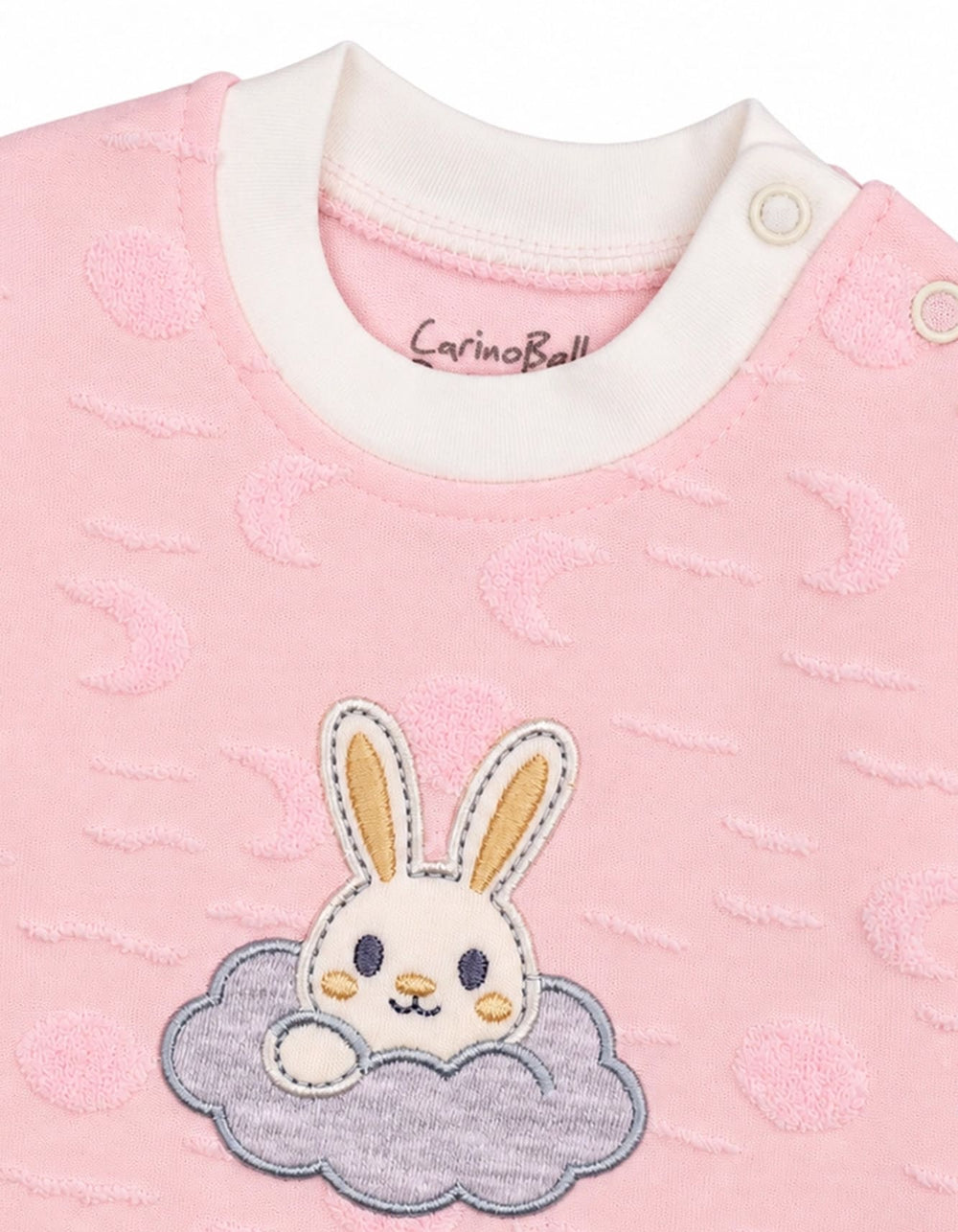 Baby Girls Winter 2 Piece Suit Set Pink Bunny at Zubaidas Official Pakistan