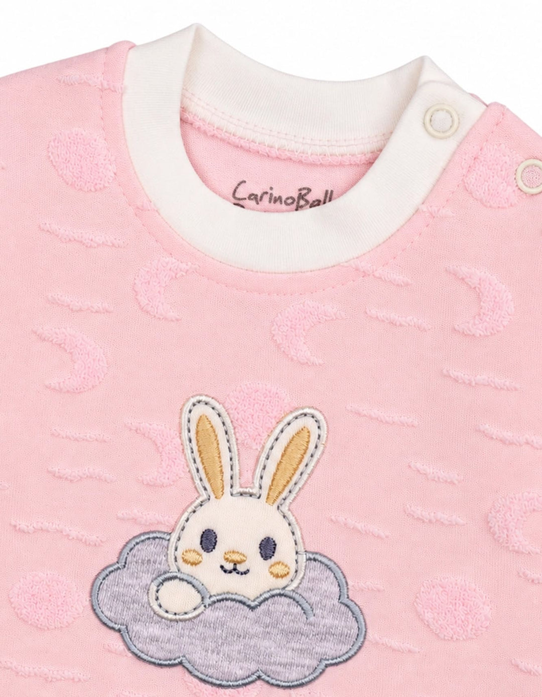 Baby Girls Winter 2 Piece Suit Set Pink Bunny at Zubaidas Official Pakistan