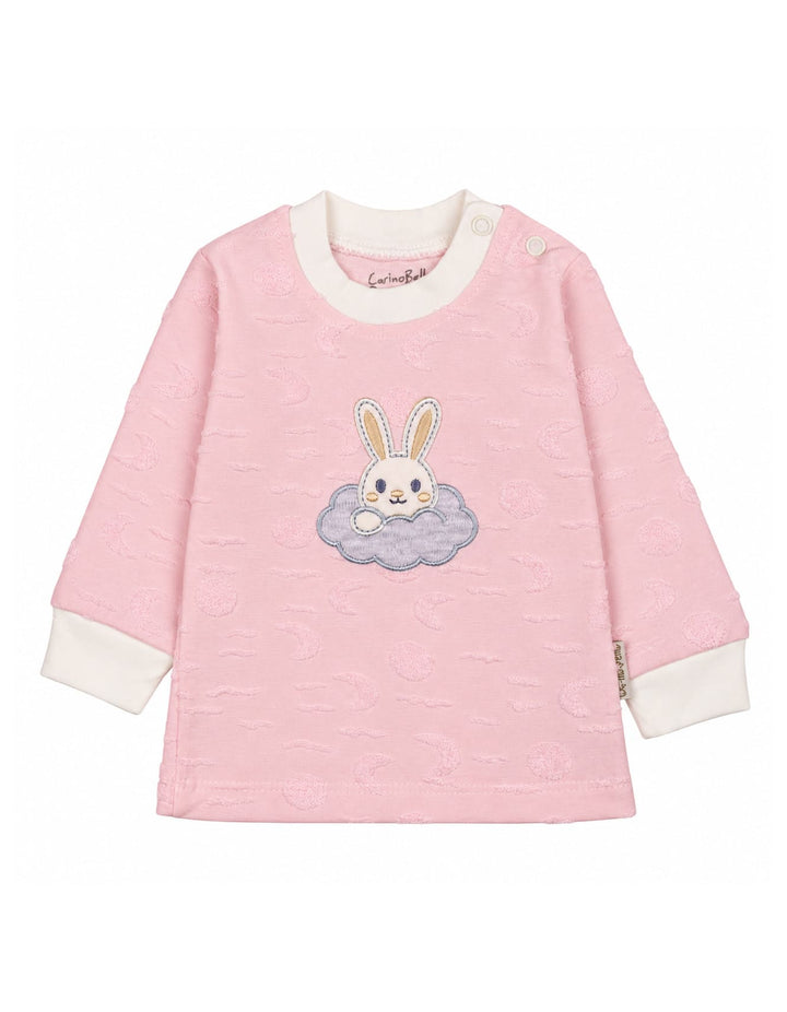 Baby Girls Winter 2 Piece Suit Set Pink Bunny at Zubaidas Online Pakistan