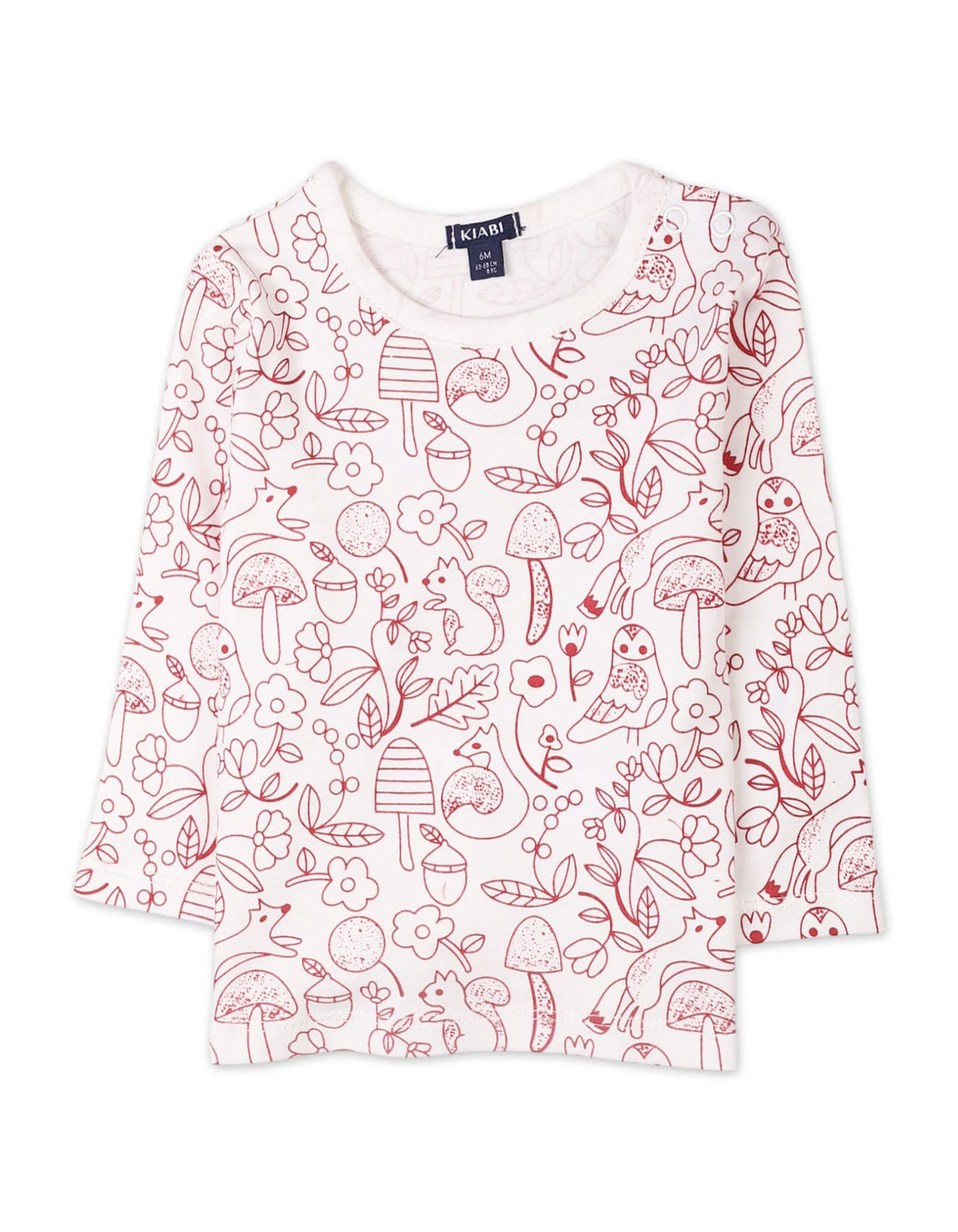 Baby Girls Winter Apparel Bambies Woodland Red and Cream at Zubaidas Pakistan