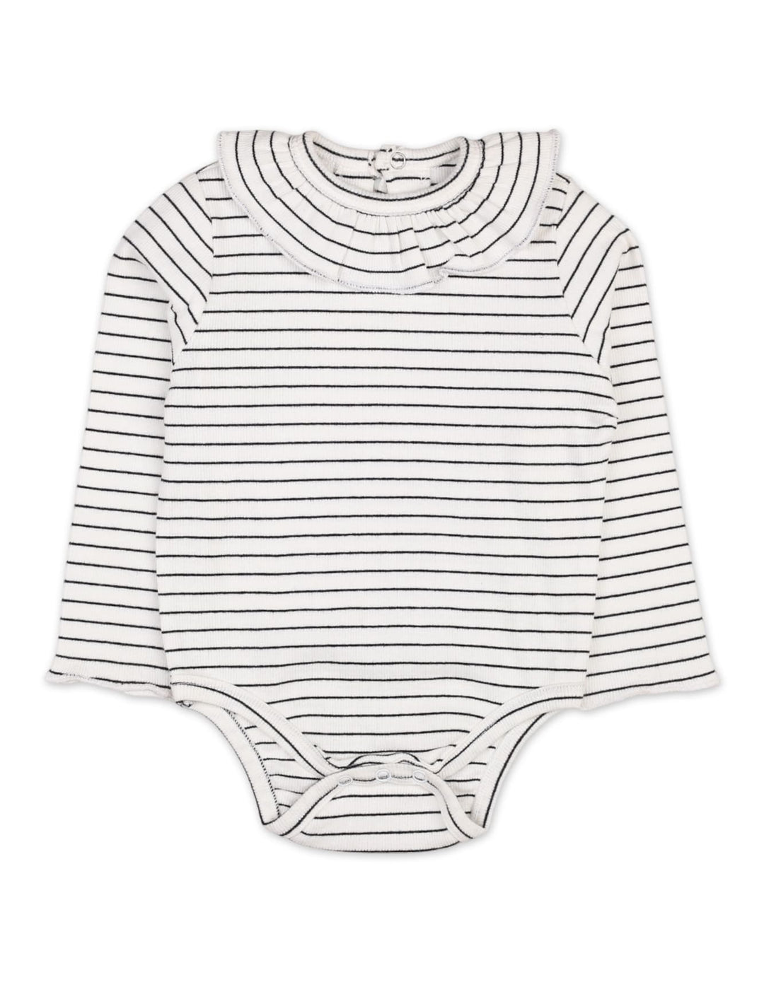 Baby Girls Winter Bodysuit Bambies Frill Collar White at Zubaidas