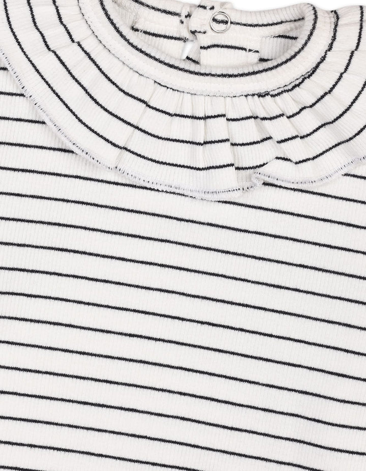 Baby Girls Winter Bodysuit Bambies Frill Collar White at Zubaidas Pakistan