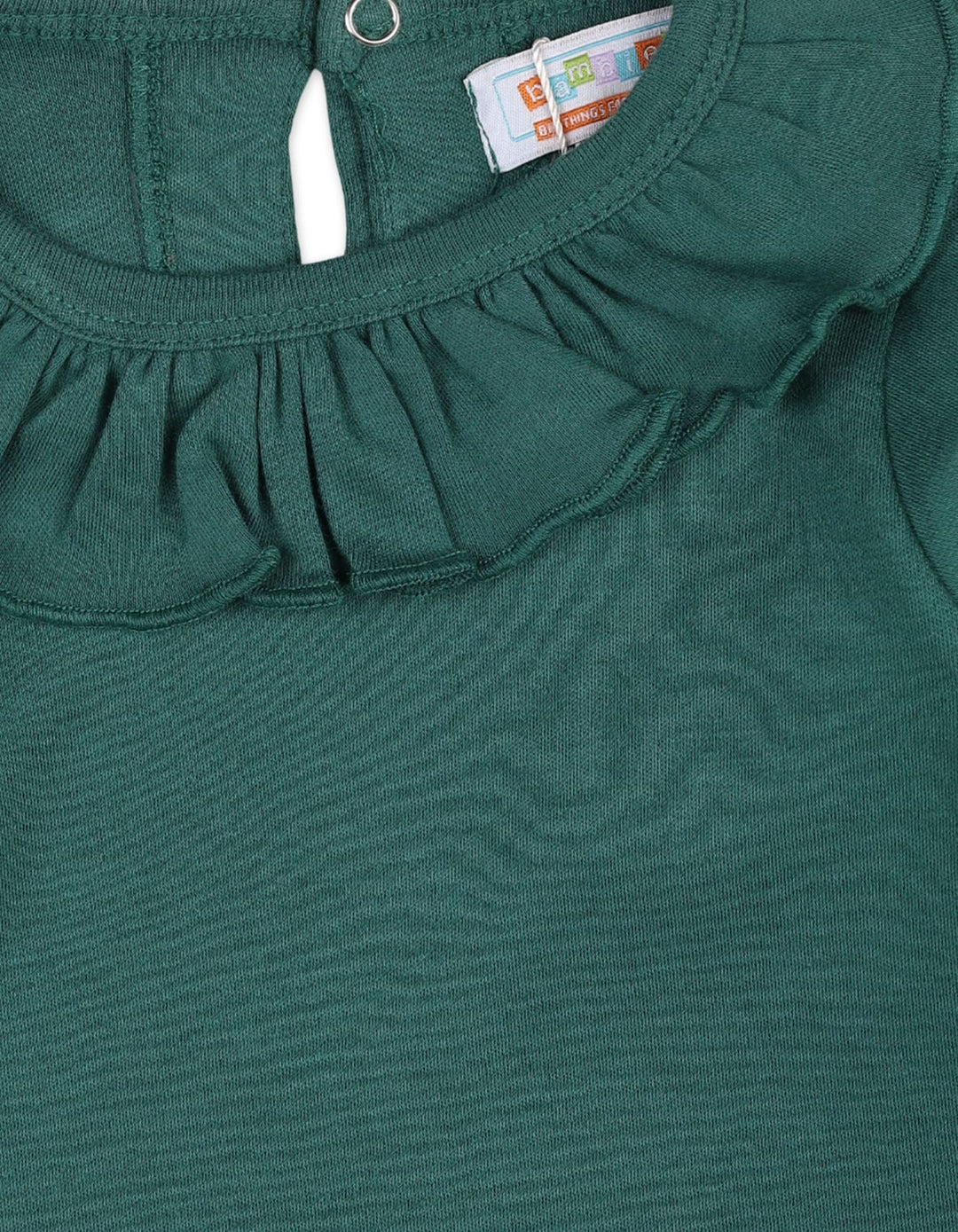 Baby Girls Winter Bodysuits Bambies with Frill Collar Sea Green at Zubaidas Pakistan