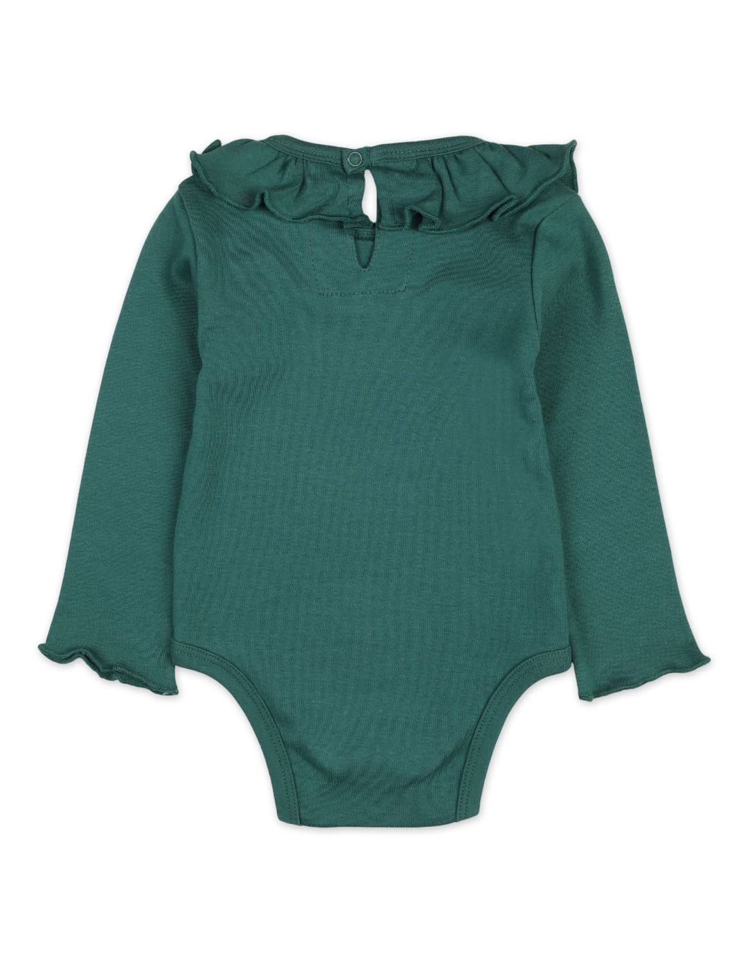 Baby Girls Winter Bodysuits Bambies with Frill Collar Sea Green at Zubaidas Official Pakistan