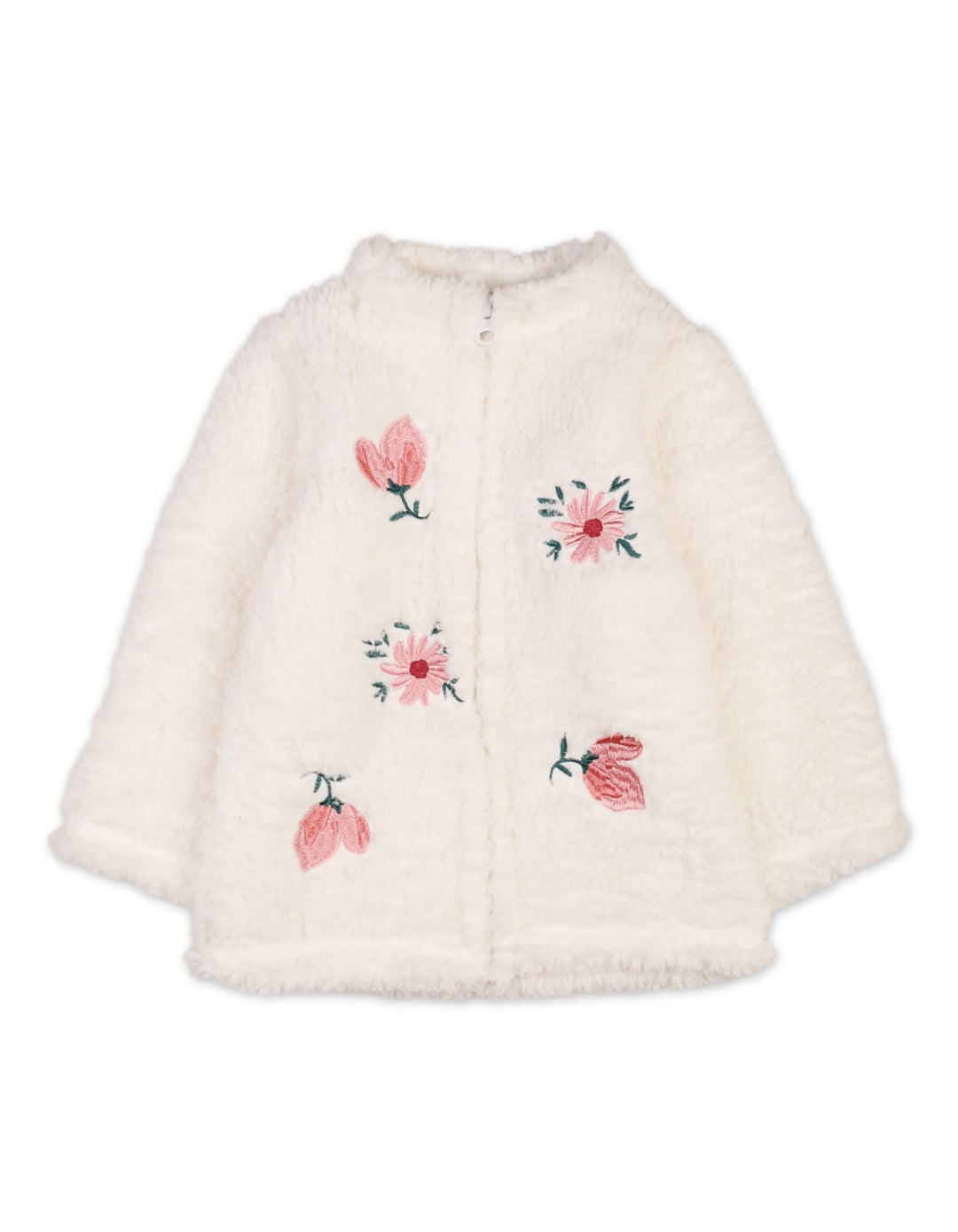Baby Girls Winter Clothing Sets Bambies Floral Cream at Zubaidas Pakistan