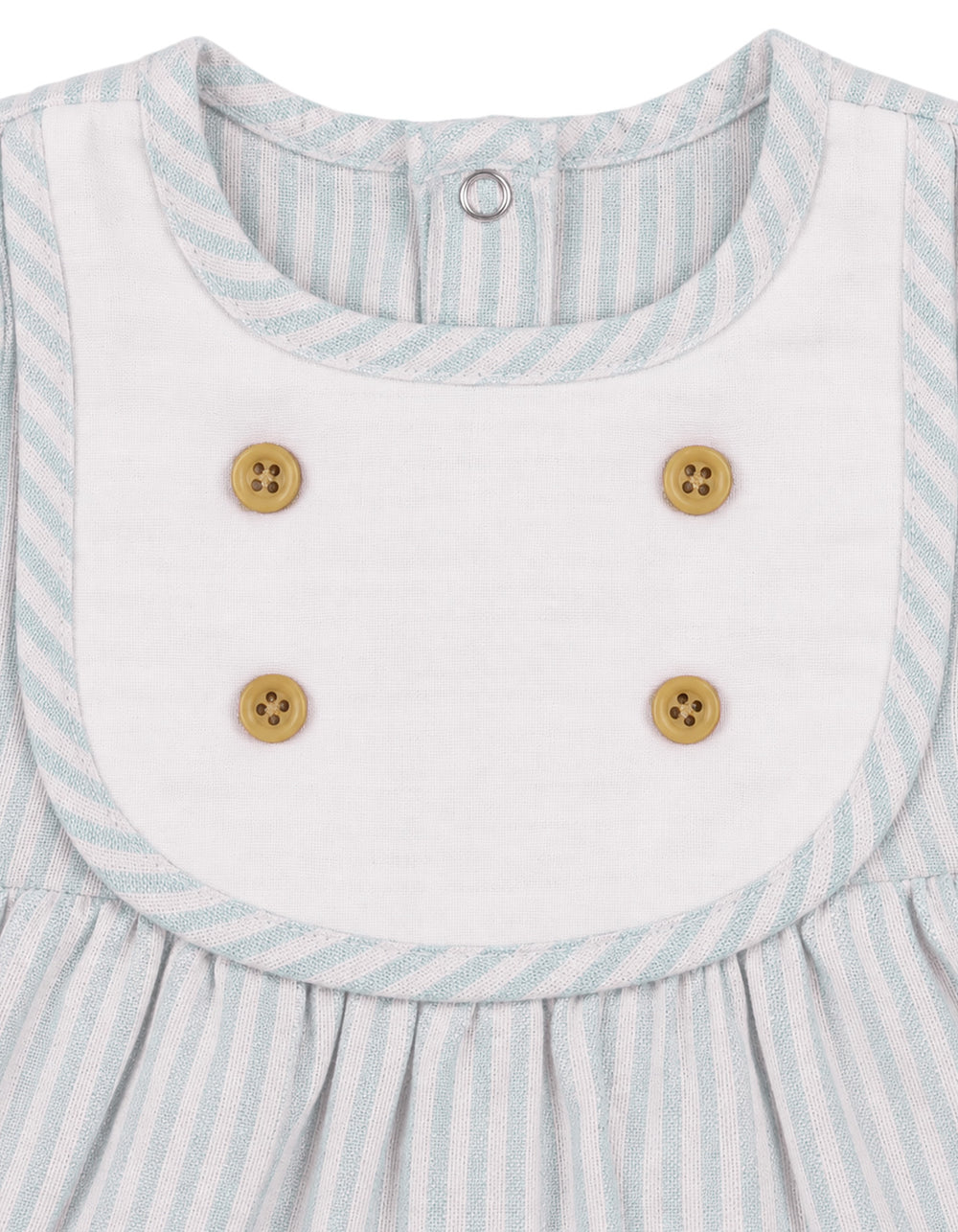 Baby Girls Winter Dress Blue Stripes at Zubaidas Official Pakistan