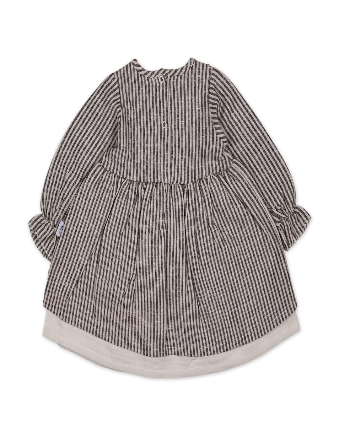 Baby Girls Winter Dress Brown Stripes at Zubaidas Online Pakistan