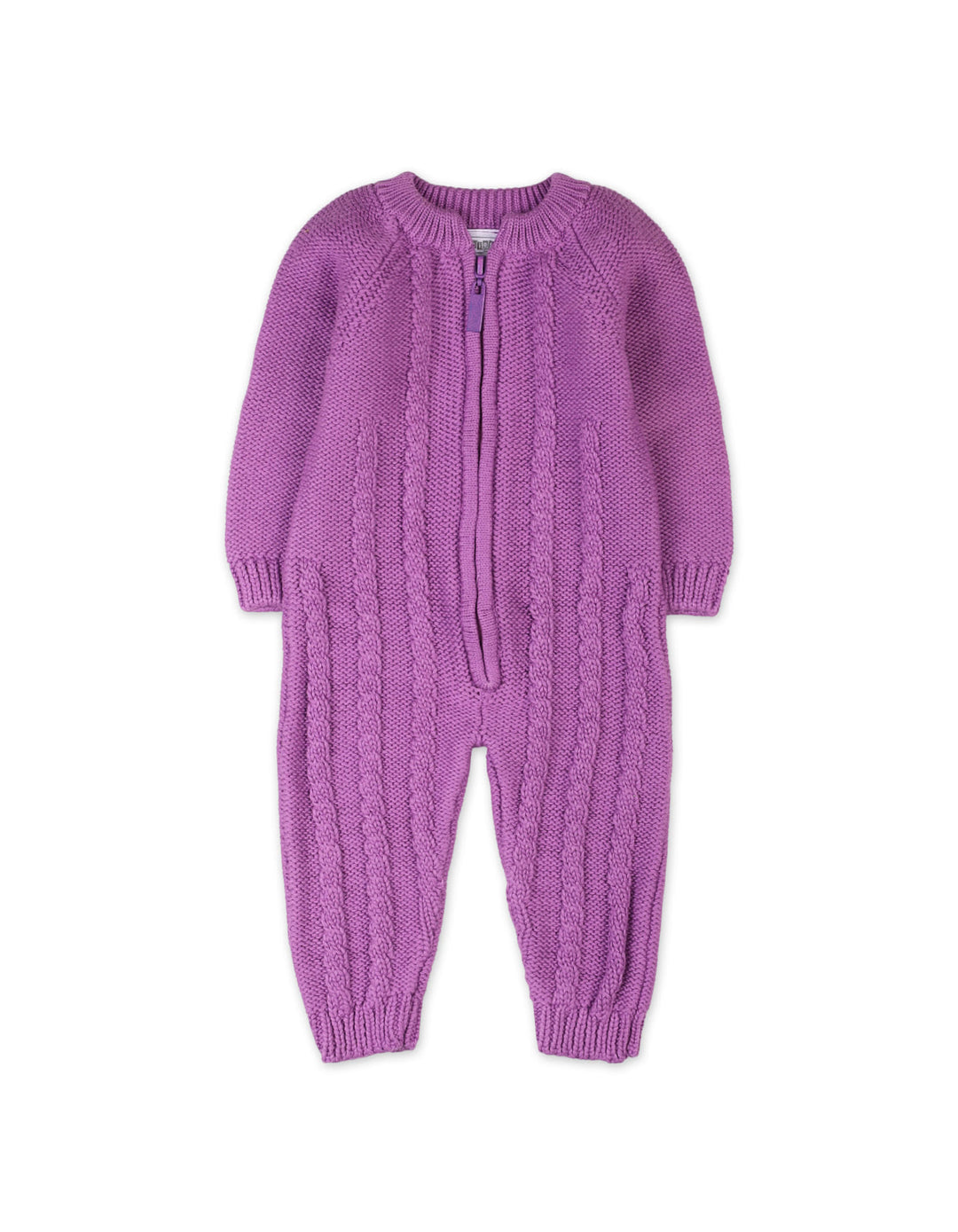 Baby Girls Winter Jumpsuits Bambies Zipper Purple at Zubaidas