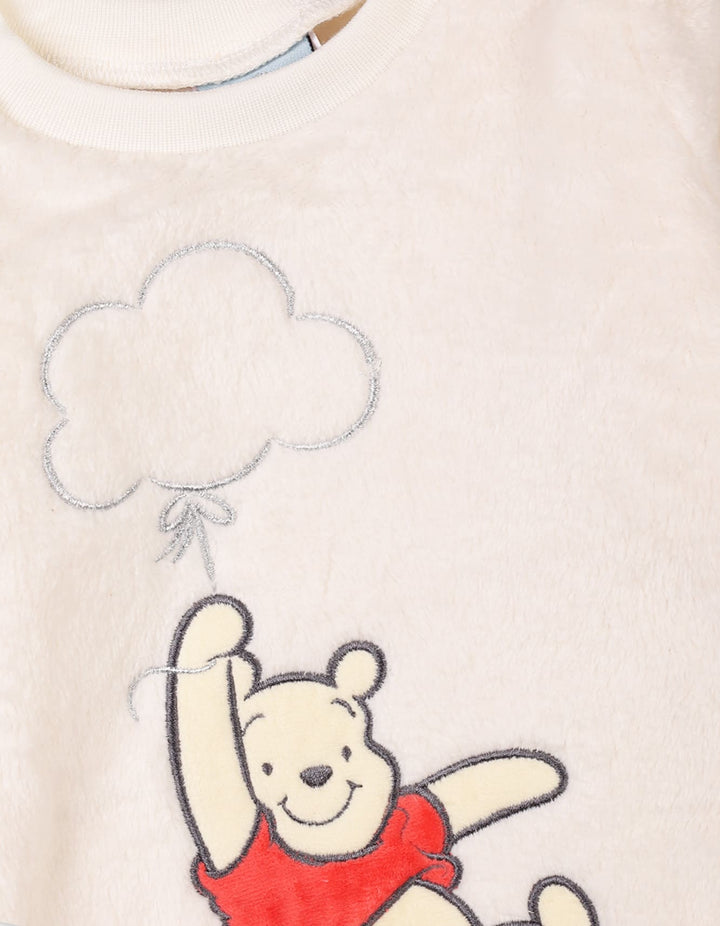 Baby Girls Winter Romper Bambies Pooch Cream at Zubaidas Pakistan