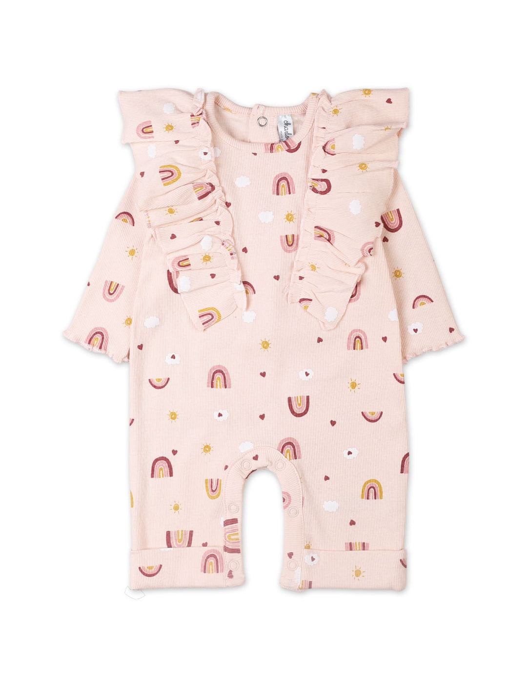 Baby Girls Winter Romper Suit Sets Bambies Rainbow Pink Zubaidas Pakistan