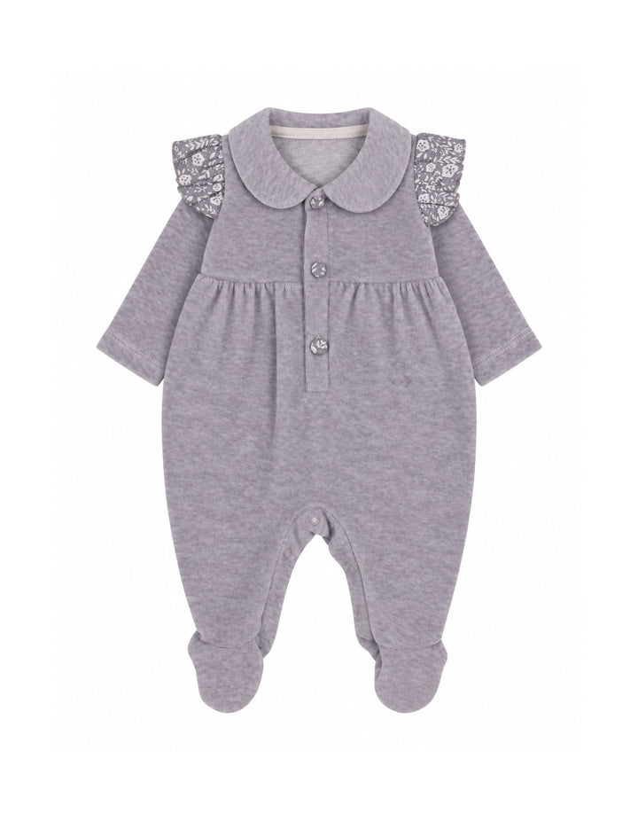Baby Girls Winter Romper with Cap Peter Pan Collar at Zubaidas Online Pakistan