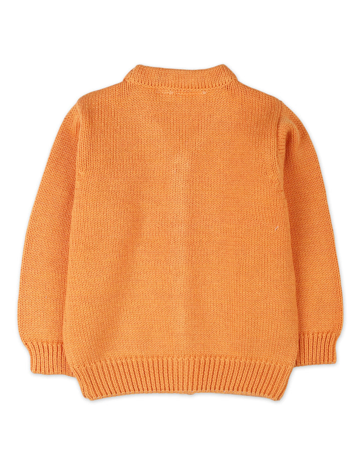 Baby Girls Winter Sweater Cardigans Bambies Orange at Zubaidas Official
