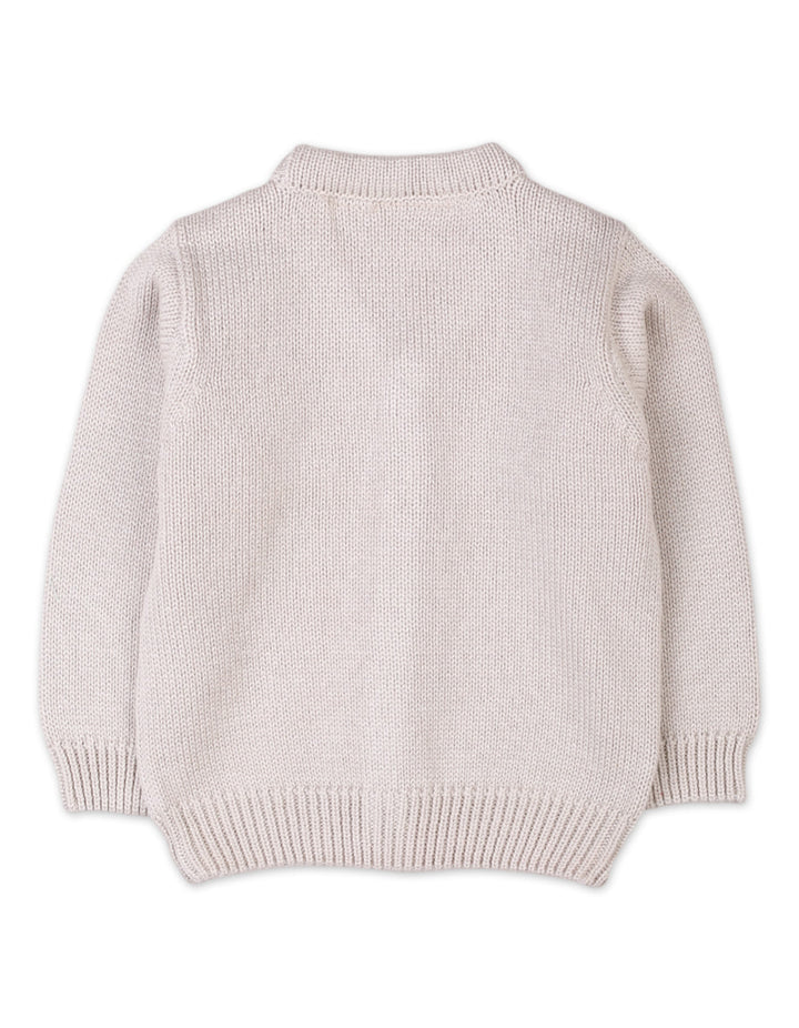 Baby Girls Winter Sweaters Bambies Knitted Off White at Zubaidas Official