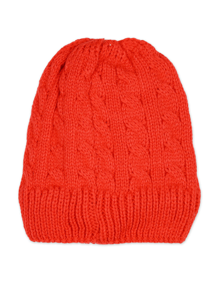Baby Girls Woolen Caps Pack of 3 Cable Knit Pattern at Zubaidas Online Pakistan
