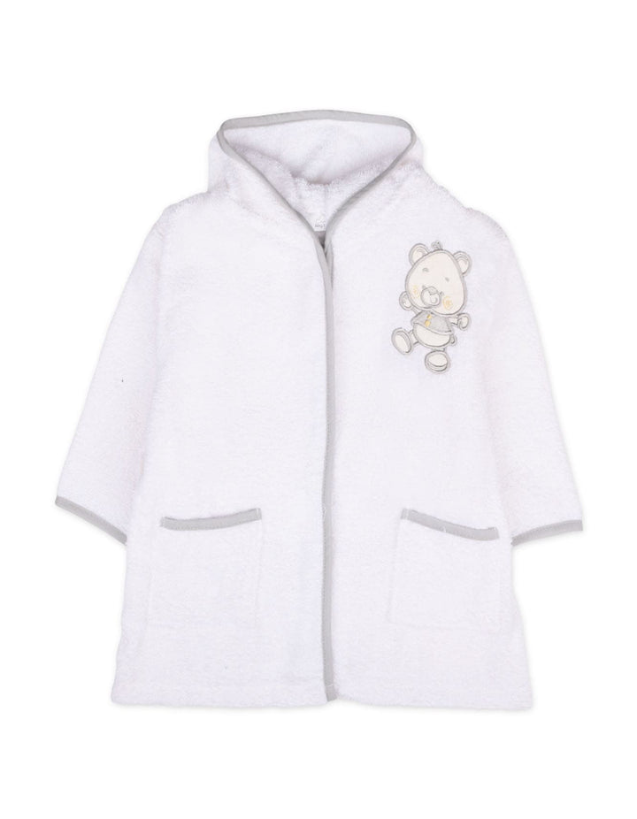 Baby Hooded Bath Robe Teddy Bear Grey at Zubaidas Online Pakistan
