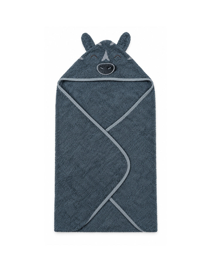 Baby Hooded Bath Towel Pack of 3 Animal and Striped Trim at Zubaidas Online Pakistan