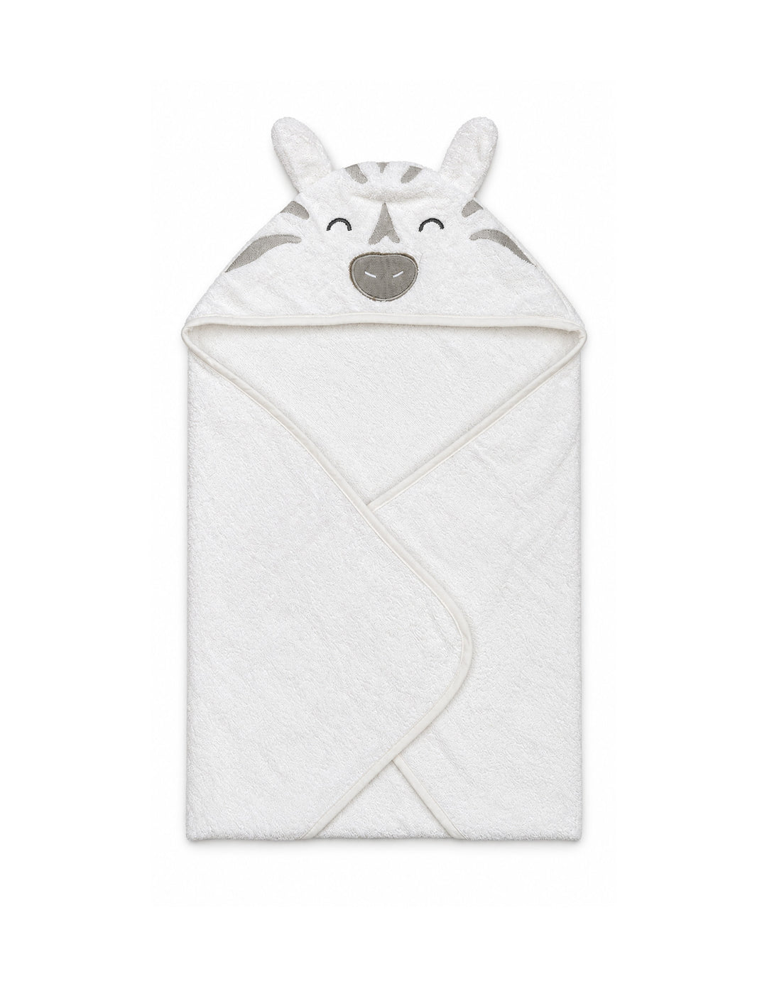 Baby Hooded Bath Towel Pack of 3 Animal and Striped Trim at Zubaidas Best Online Baby Kids and Moms Store in Pakistan