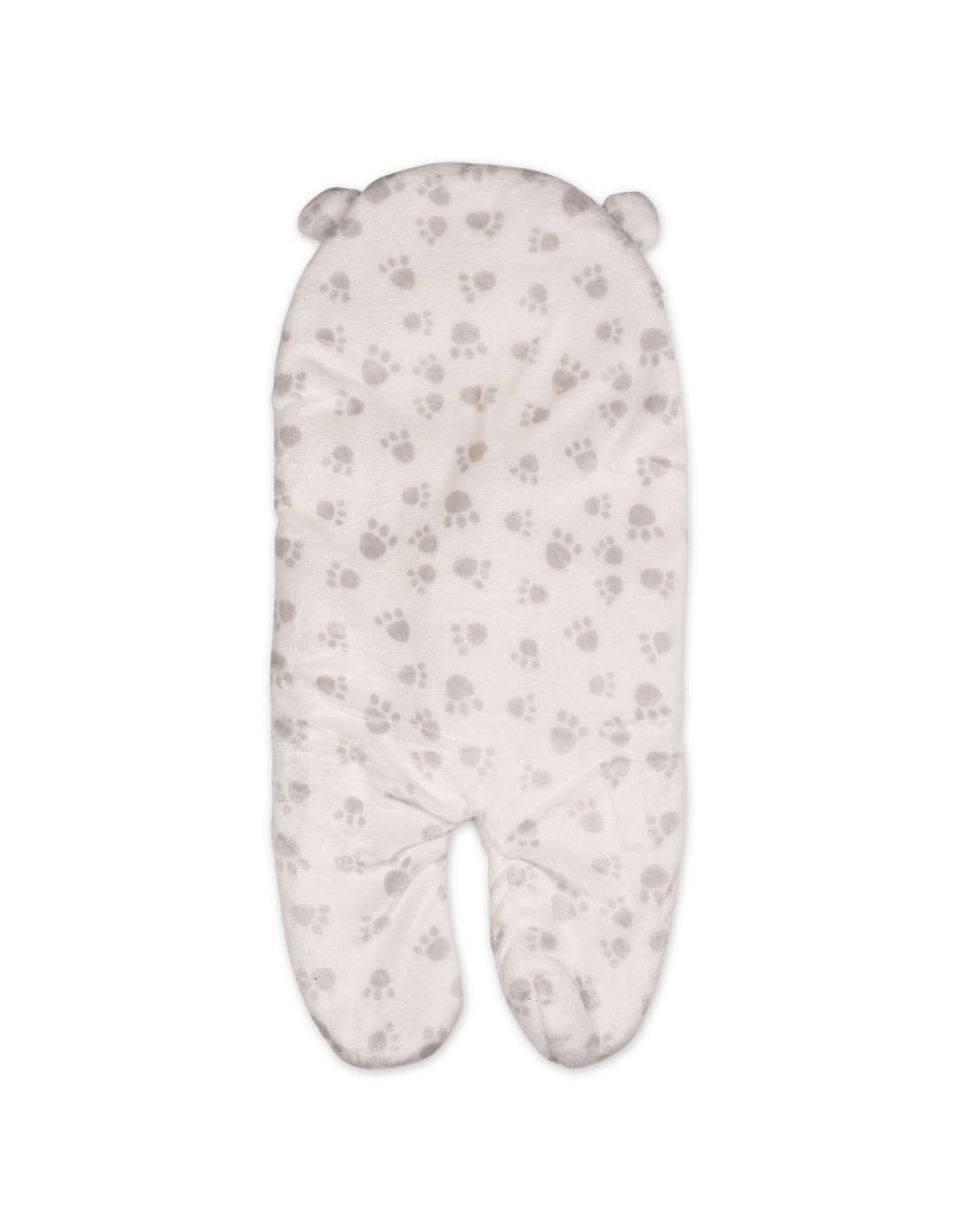 Baby Hooded Swaddle Paw Grey and White at Zubaidas Online Pakistan