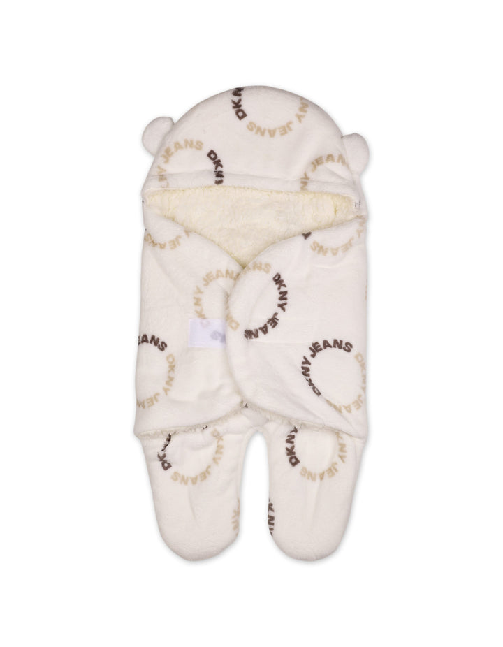 Baby Hooded Swaddle White at Zubaidas Official Pakistan