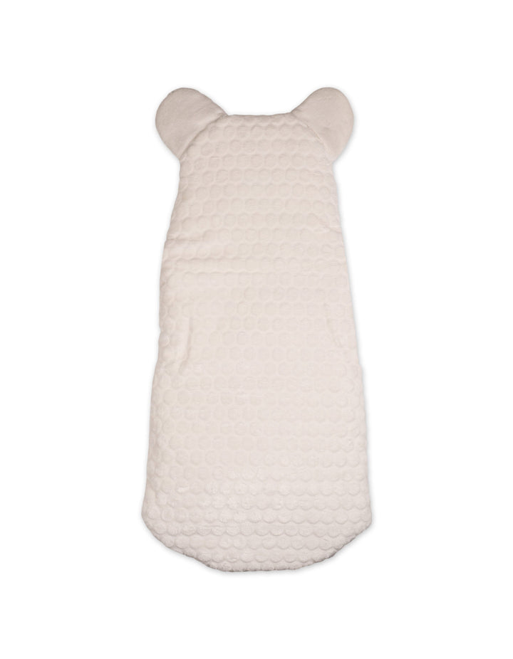 Baby Hooded Swaddle Wrap Bubbles White at Zubaidas Best Online Baby and Kids Store in Pakistan