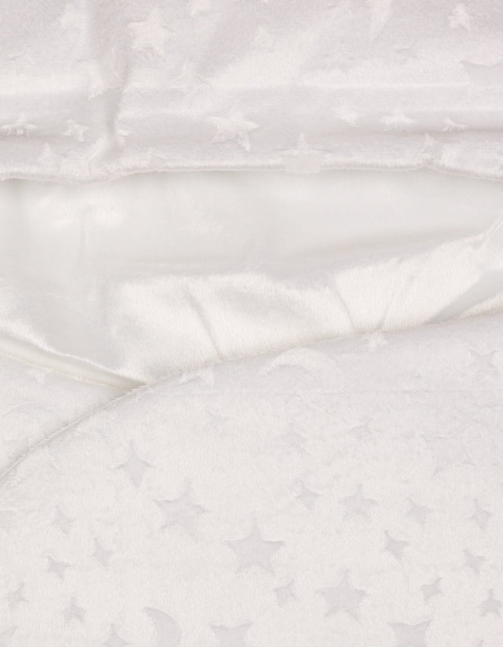 Baby Hooded Swaddle Wrap Stars Grey at Zubaidas Official Pakistan