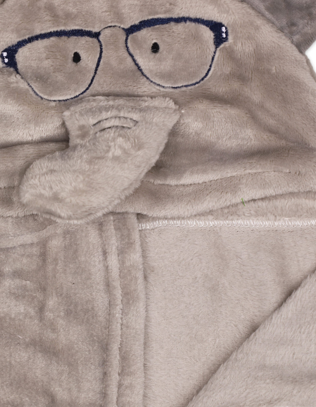 Baby Hooded Wrapping Blanket Elephant Grey at Zubaidas Official Pakistan