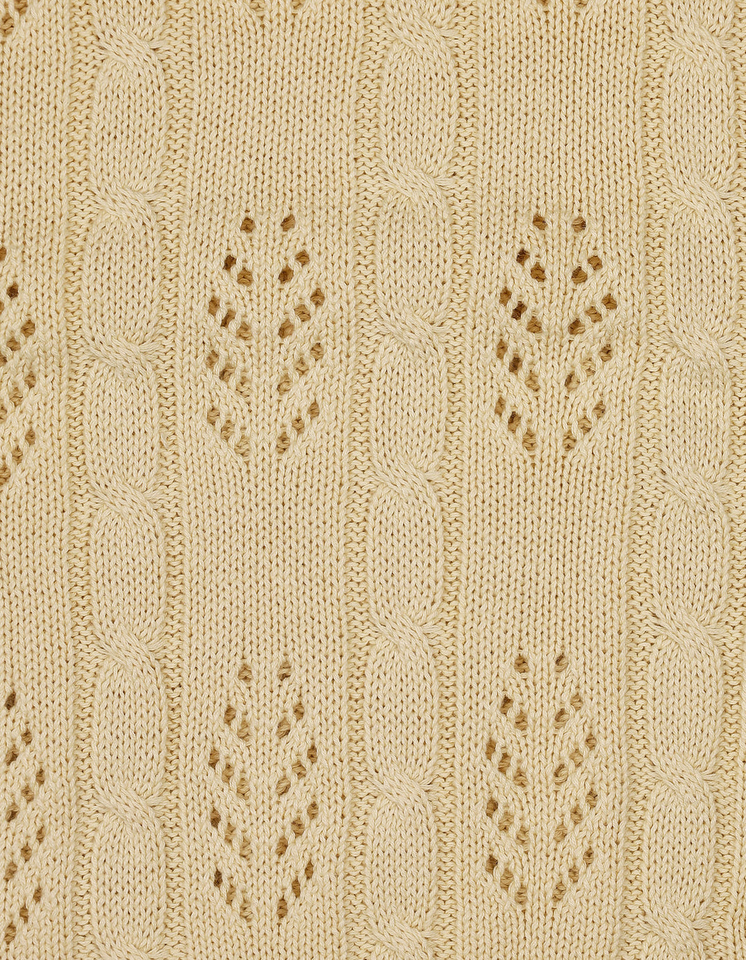 Baby Knit Blanket Leaf Beige at Zubaidas Official Pakistan
