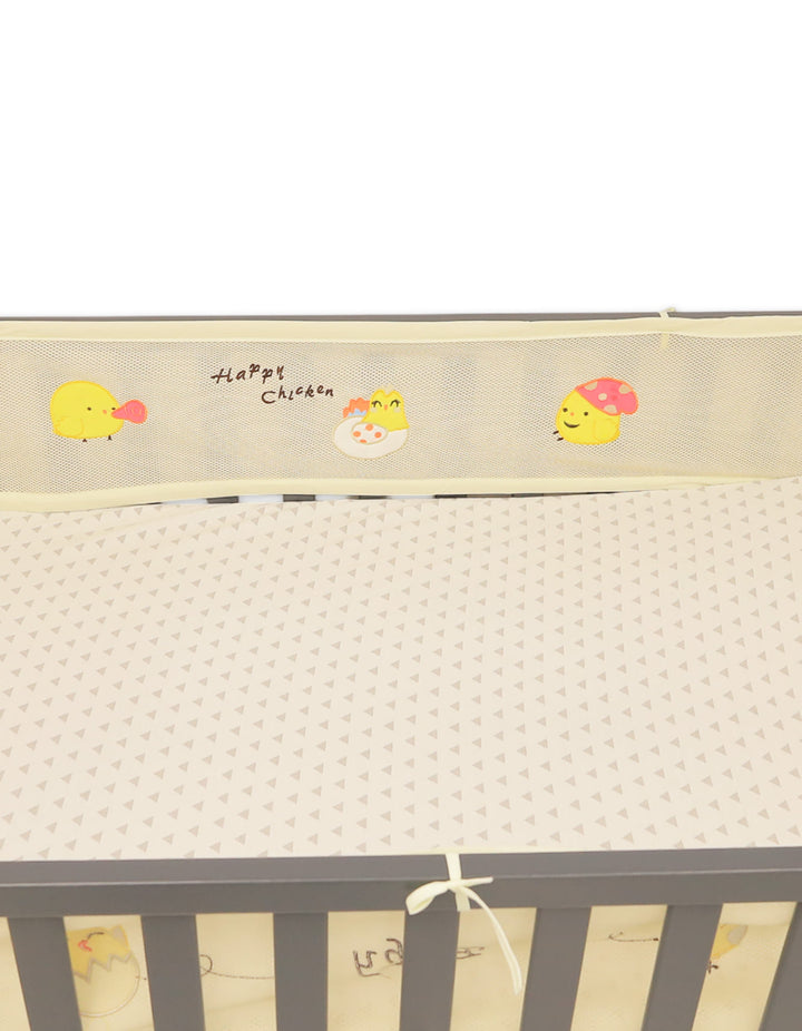 Baby Mesh Crib Bumper Pads Happy Chicken at Zubaidas Official Pakistan