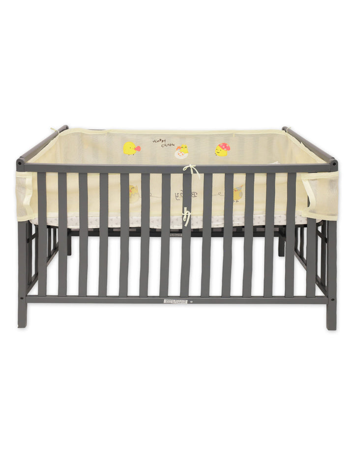 Baby Mesh Crib Bumper Pads Happy Chicken at Zubaidas Best Online Baby and Kids Store in Pakistan
