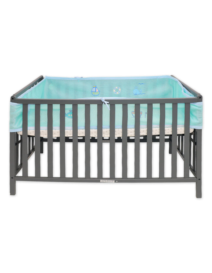 Baby Mesh Crib Bumper Pads Ocean Adventure at Zubaidas Best Online Baby and Kids Store in Pakistan