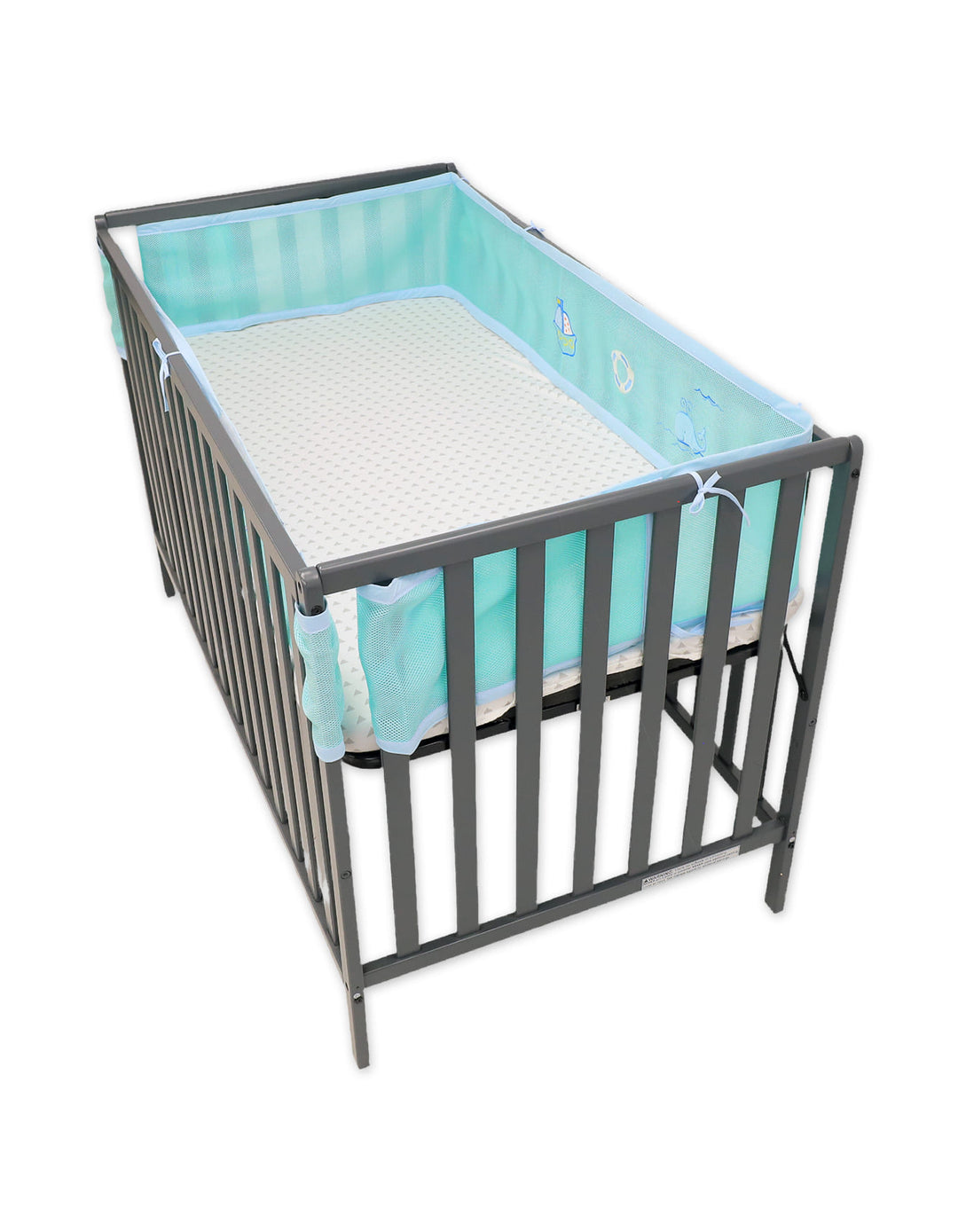 Baby Mesh Crib Bumper Pads Ocean Adventure at Zubaidas