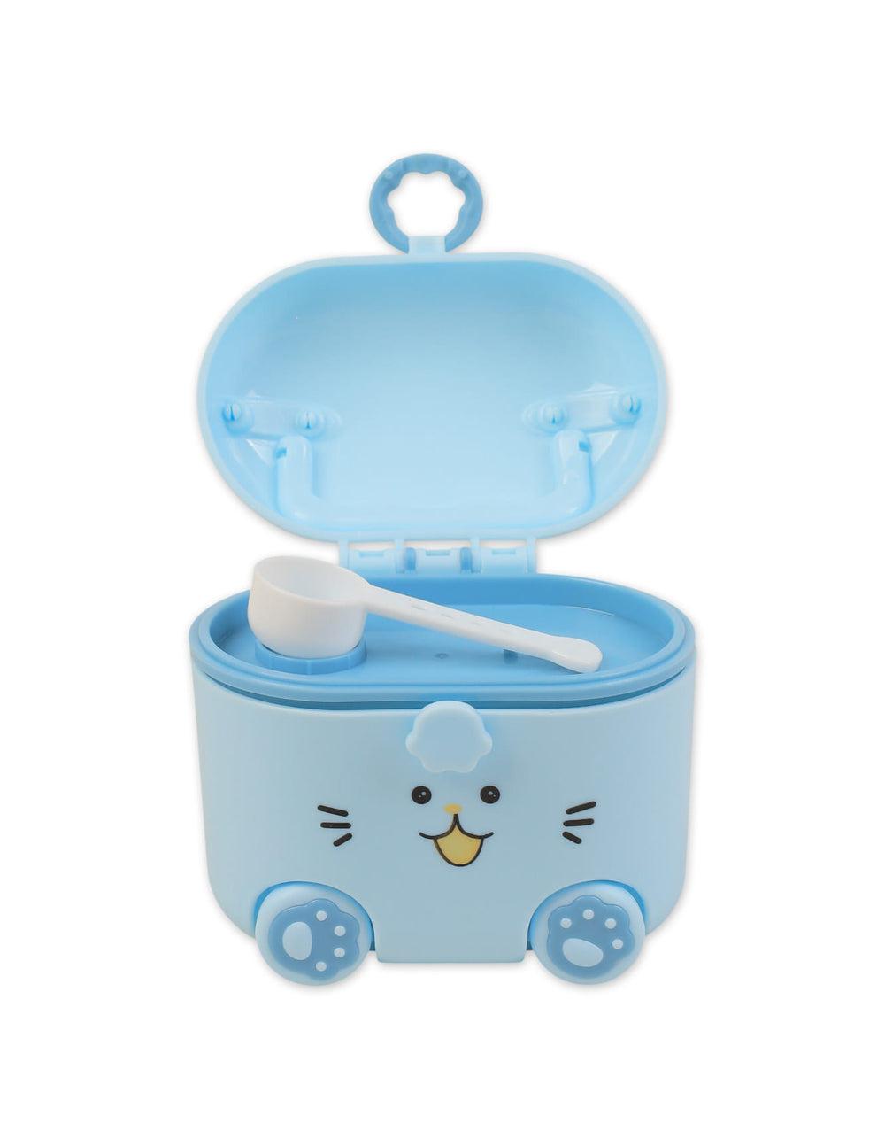 Baby Milk Powder Container Cat Face Blue at Zubaidas Official Pakistan