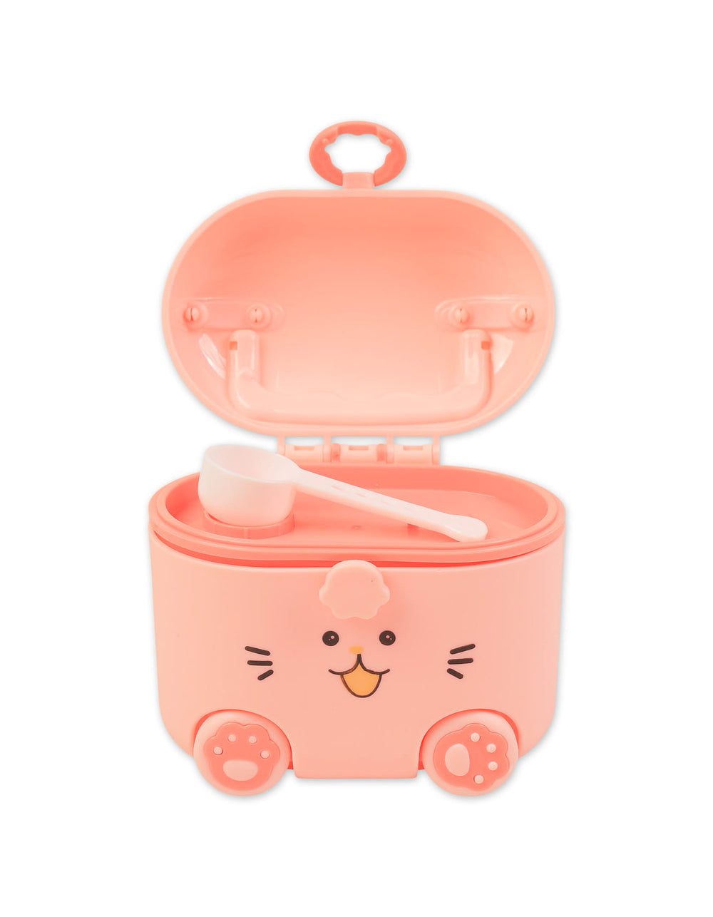 Baby Milk Powder Container Cat Face Pink at Zubaidas Official Pakistan