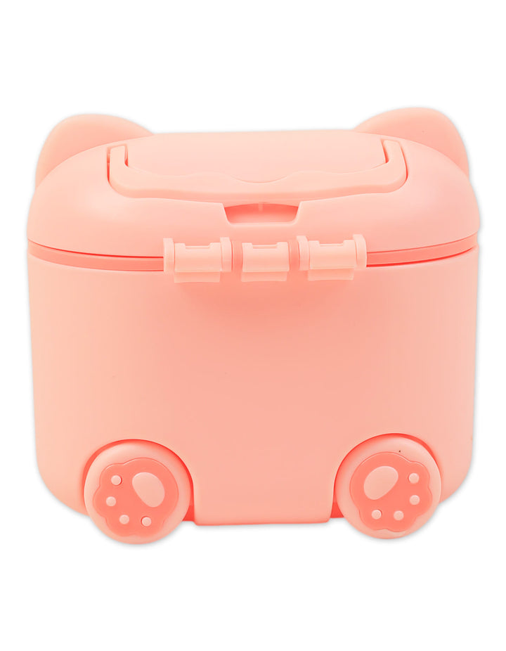 Baby Milk Powder Container Cat Face Pink at Zubaidas Online Pakistan