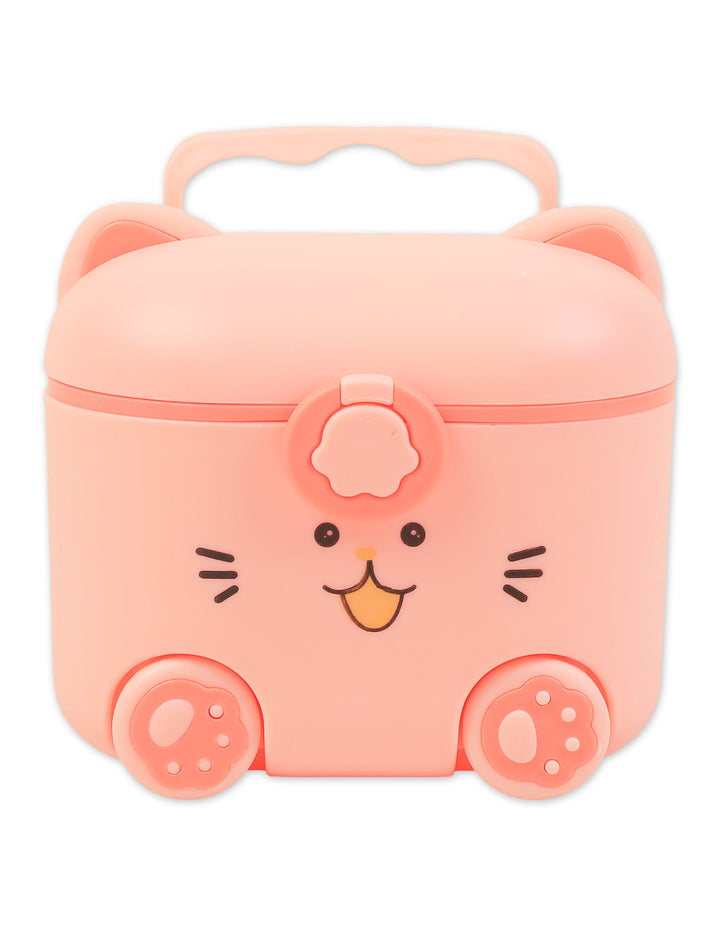 Baby Milk Powder Container Cat Face Pink at Zubaidas