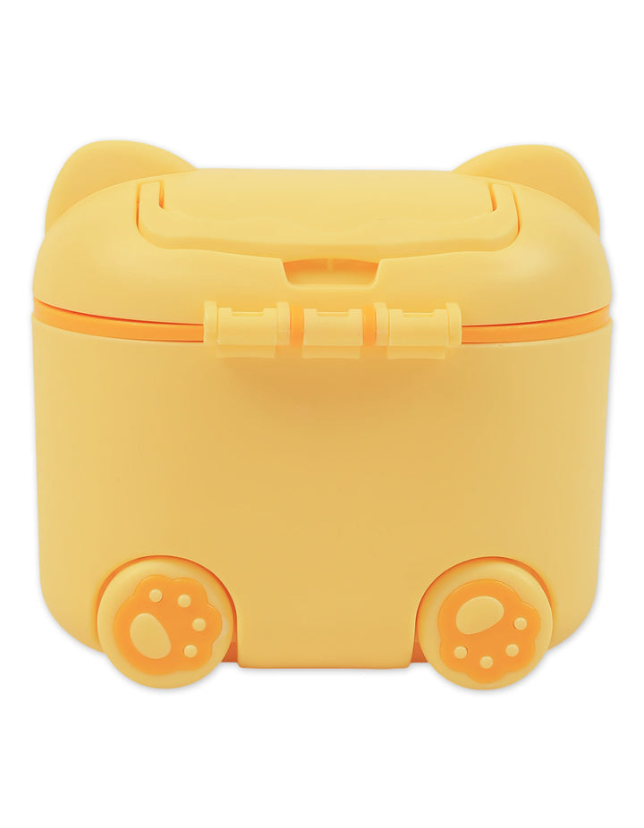 Baby Milk Powder Container Cat Face Yellow at Zubaidas Online Pakistan