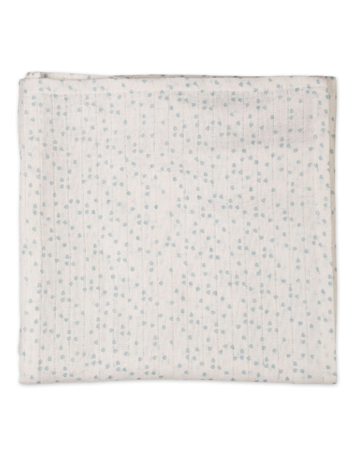 Baby Muslin Sheets Pack of 2 Bambies Bear and Dots at Zubaidas Little Darling Pakistan