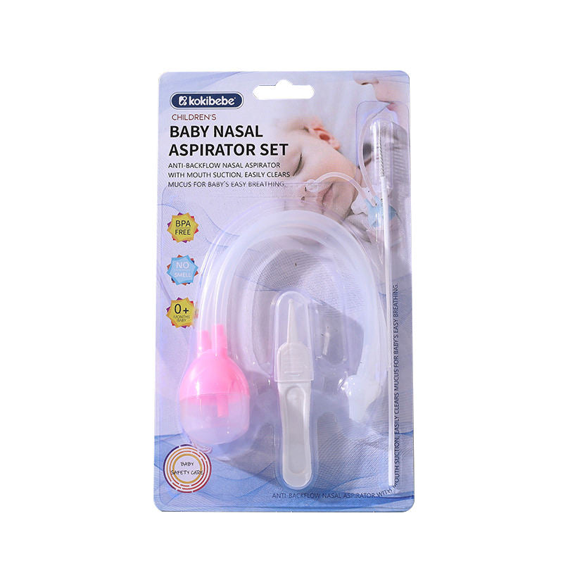 Baby Nasal Aspirator Set Pink at Zubaidas