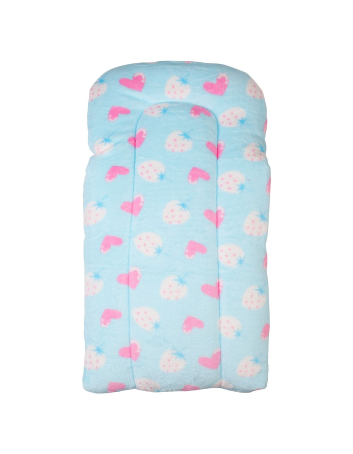 Baby Nest Bambies Strawberry Print Sky Blue at Zubaidas Official