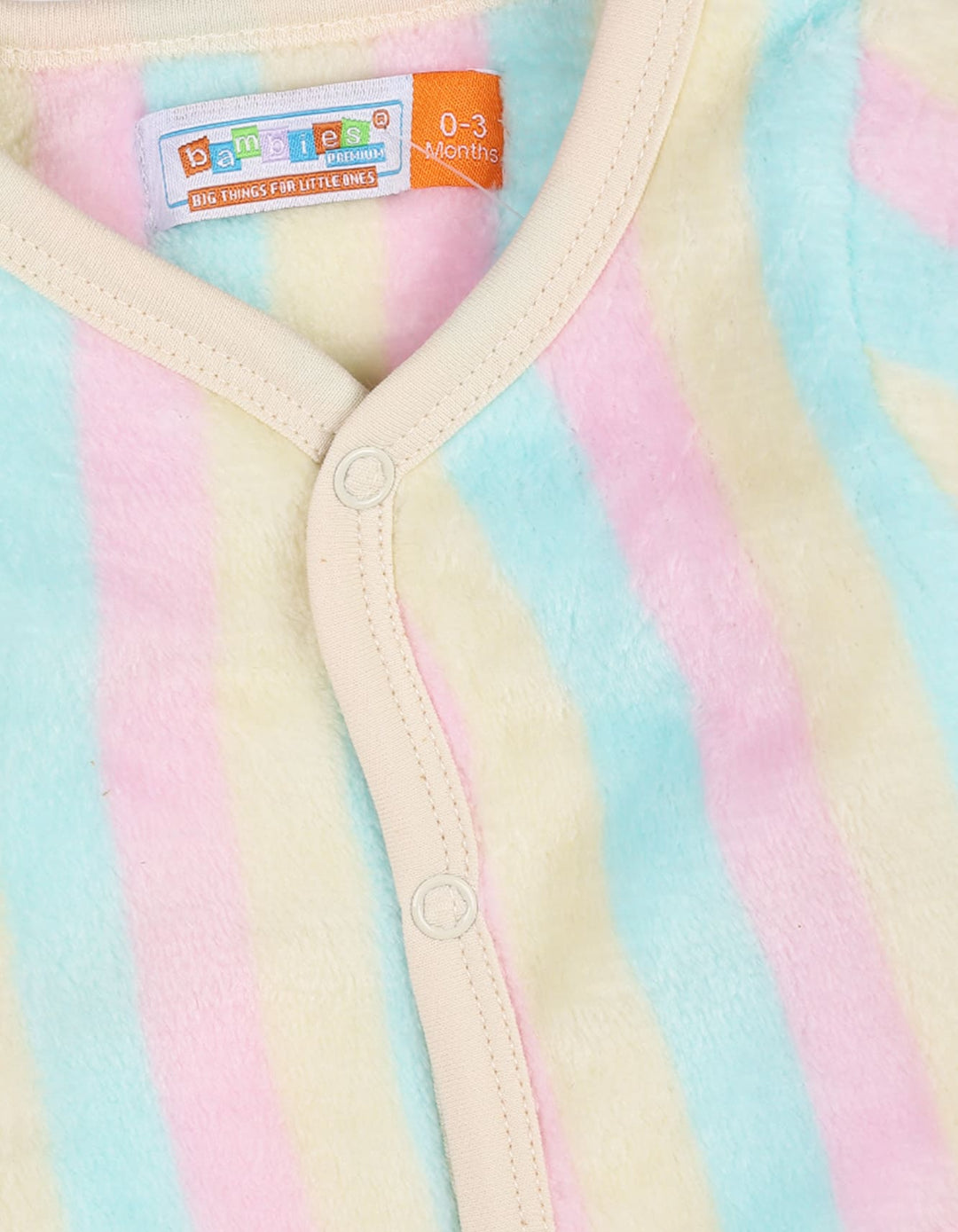 Baby Night Suit Bambies Striped Multi at Zubaidas Official Pakistan