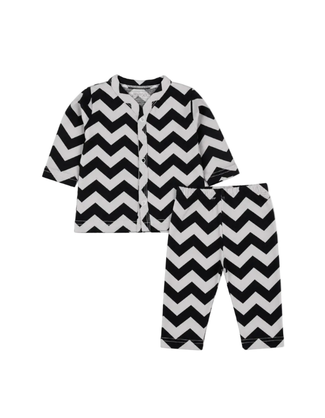 Baby Night Suit Black Waves at Zubaidas
