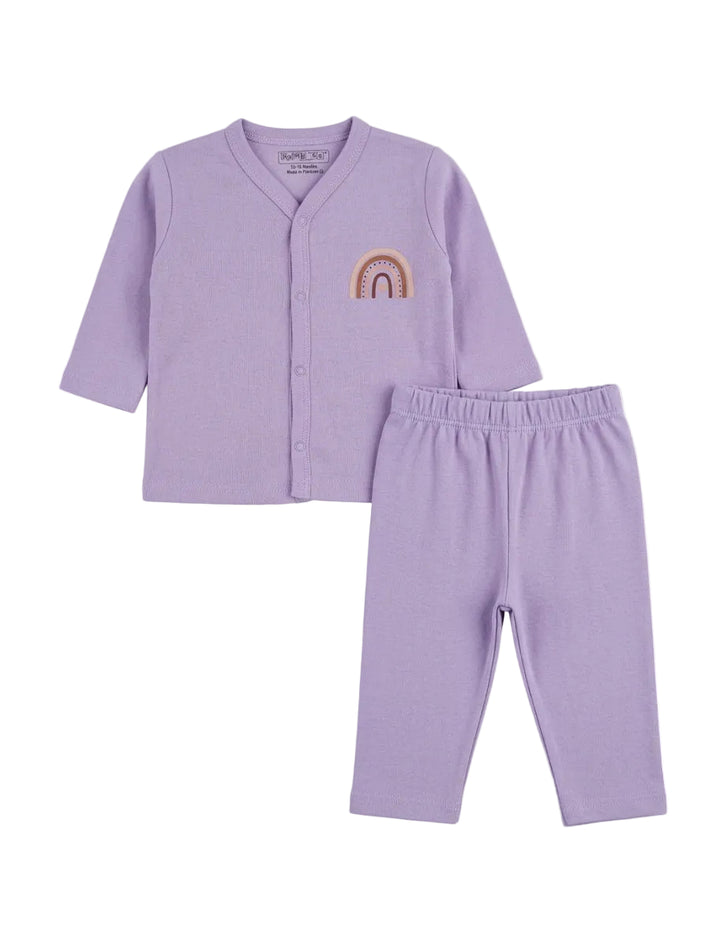 Baby Night Suit Rainbow Lilac at Zubaidas