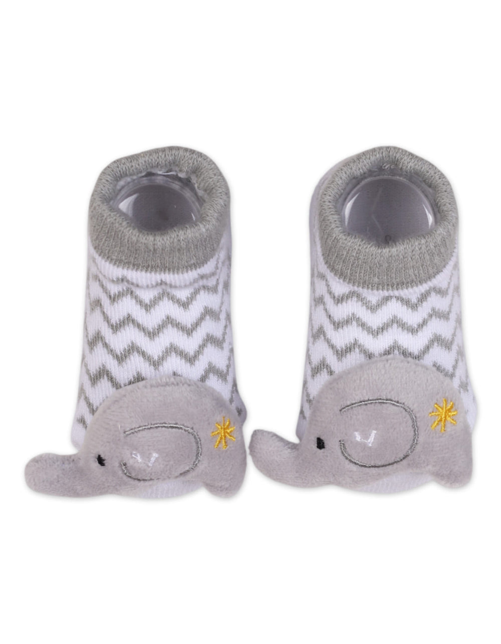 Baby Pack of 2 Rattle Booties Elephant and Turtle at Zubaidas Official Pakistan