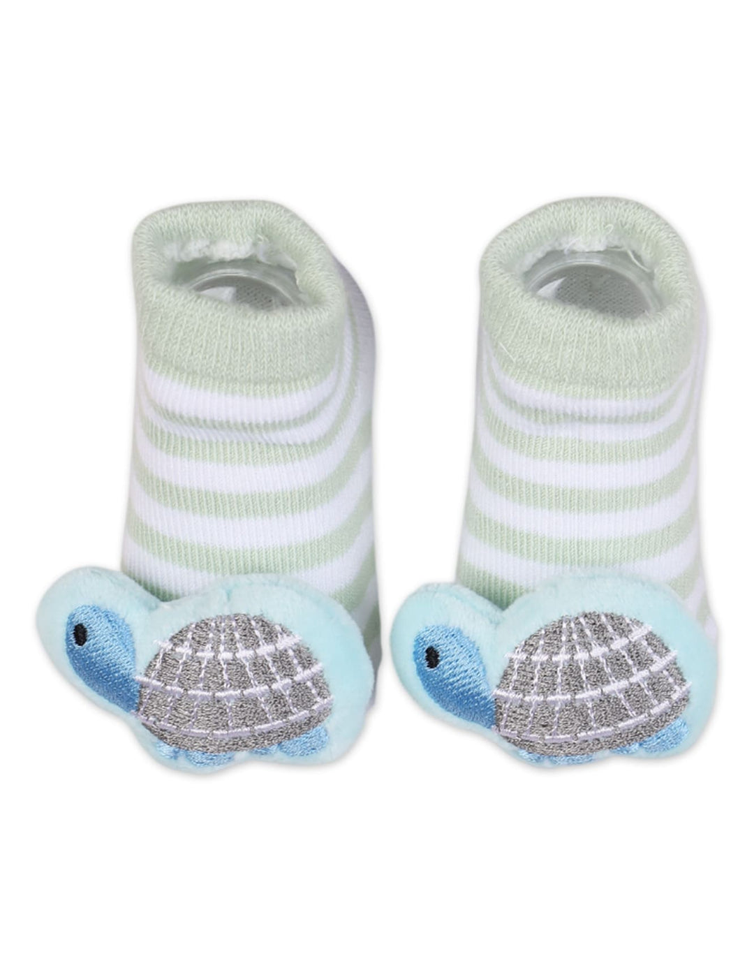Baby Pack of 2 Rattle Booties Elephant and Turtle at Zubaidas Online Pakistan