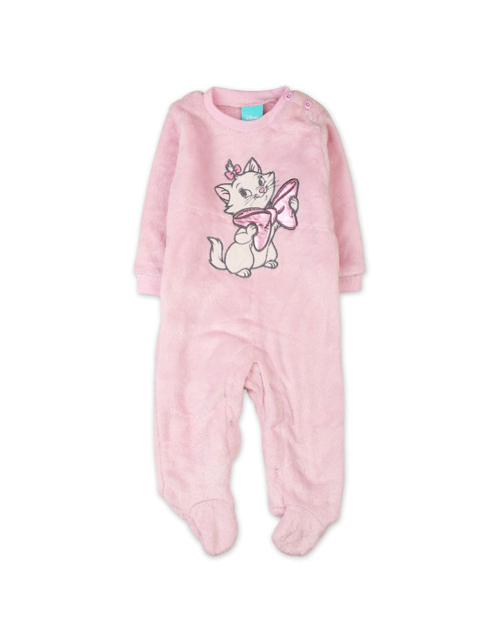 Baby Padded Romper Bambies Solid Pink at Zubaidas